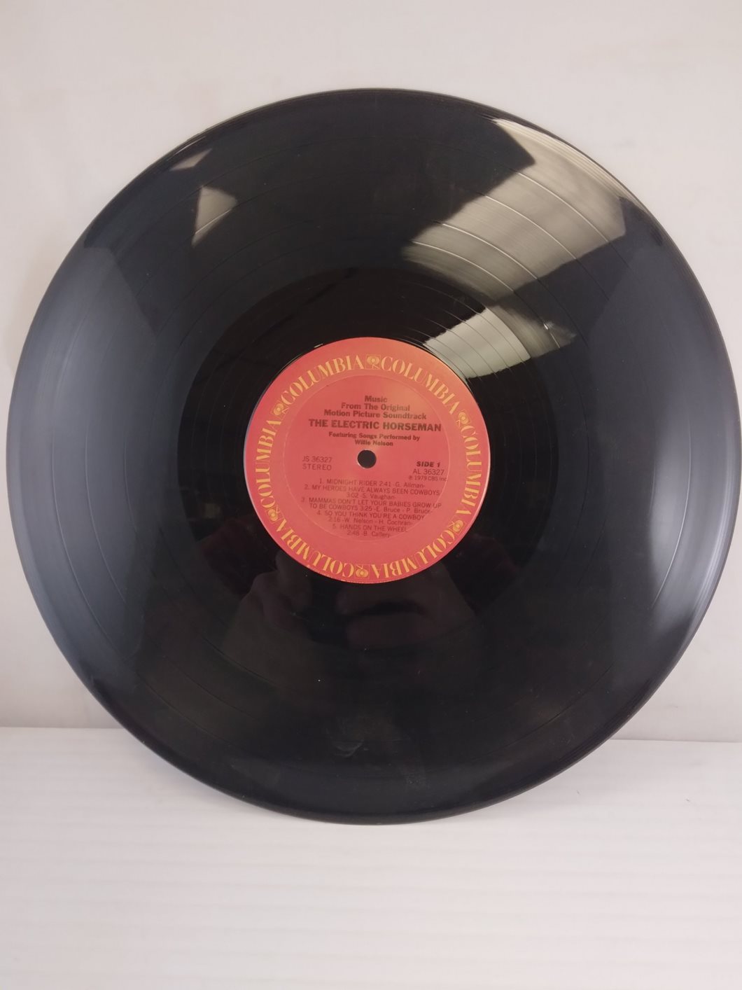 THE ELECTRIC HORSEMAN - WILLIE NELSON (1979) VINYL LP JS-36327