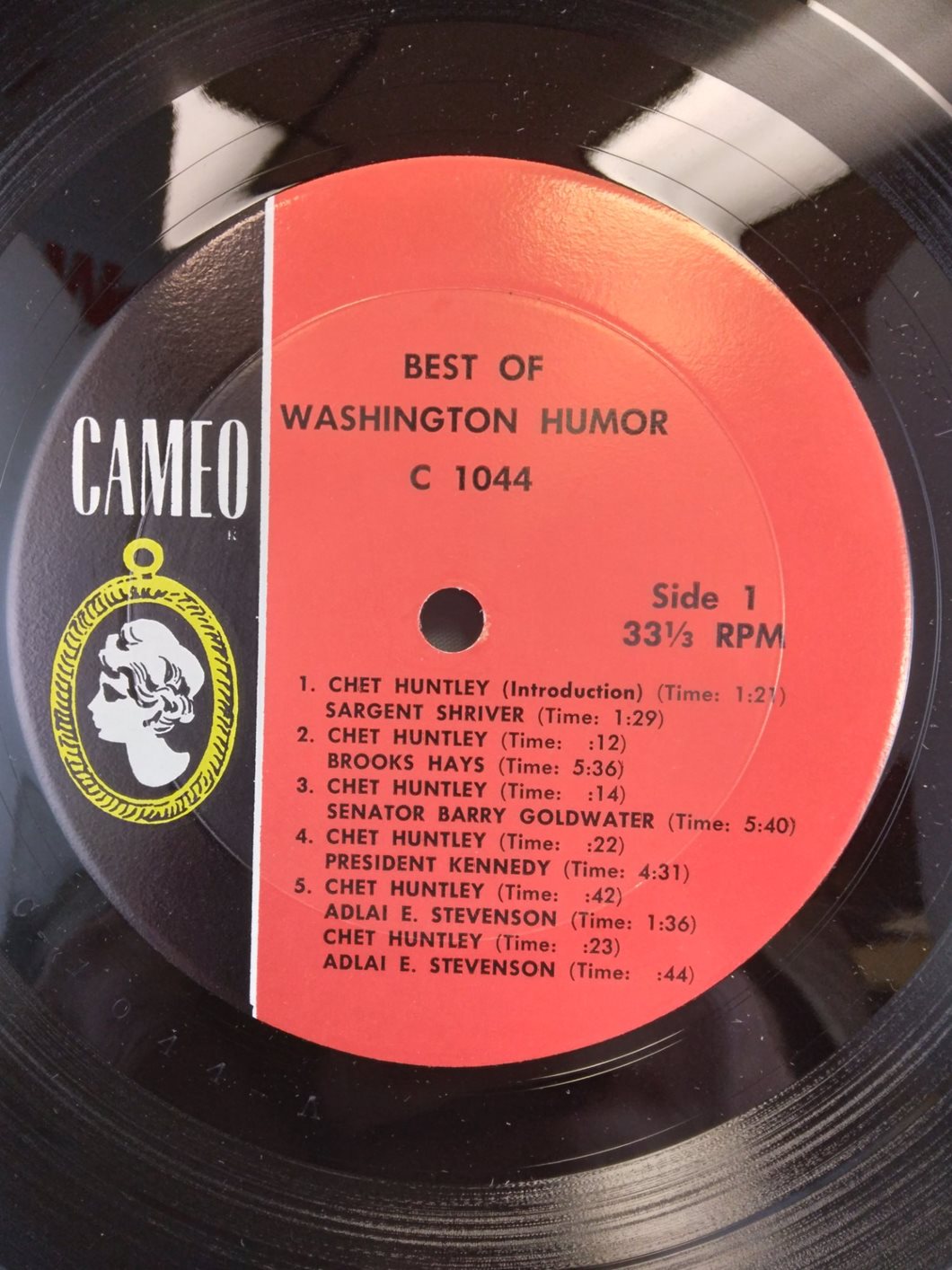 CHET HUNTLEY PRESENTS BEST OF WASHINGTON [VINYL LP] C-1044