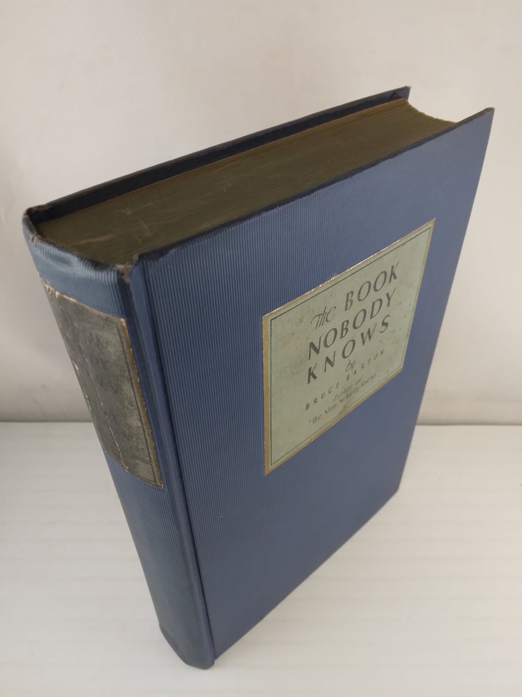 THE BOOK NOBODY KNOWS (1926) BRUCE BARTON