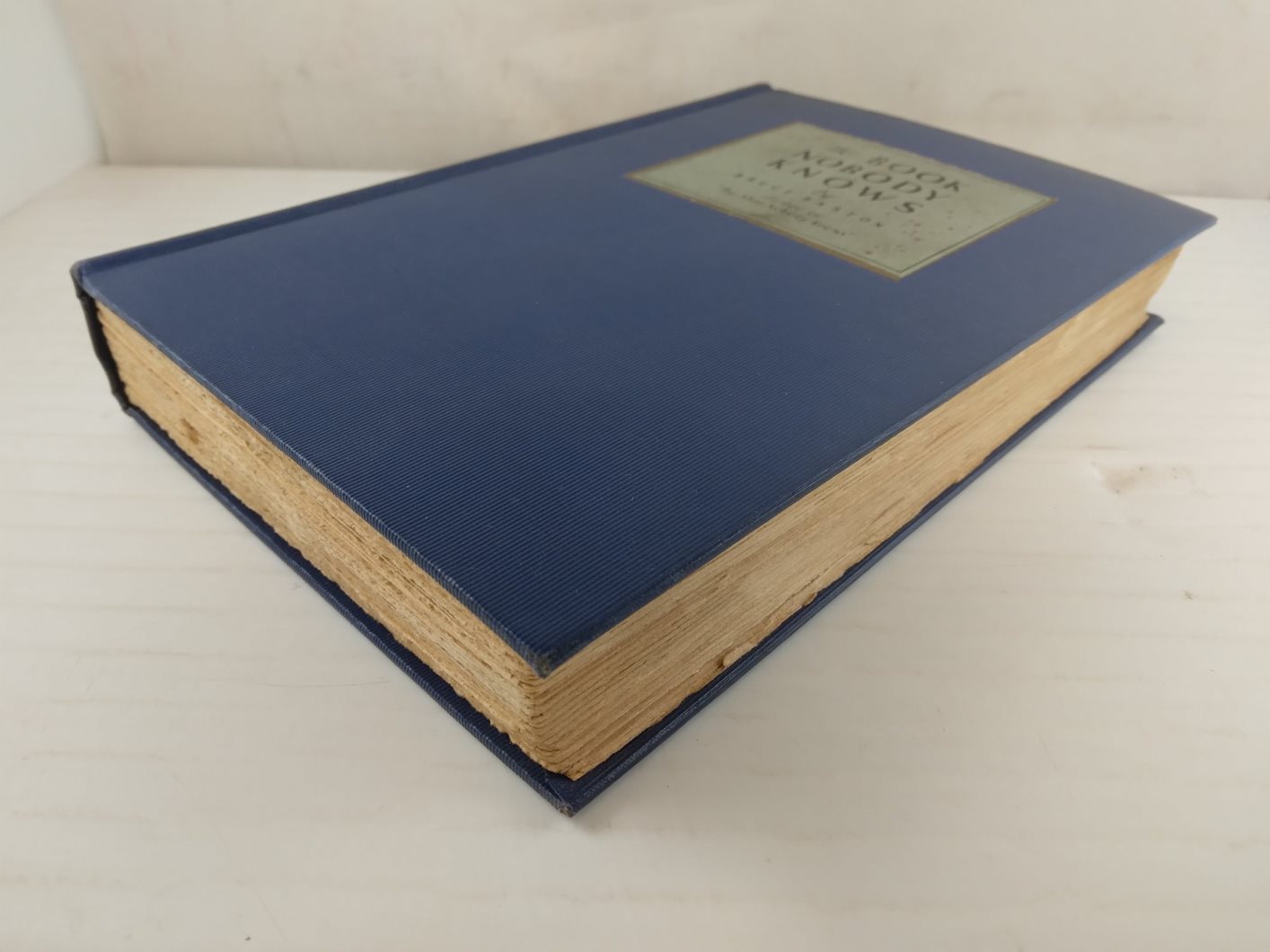 THE BOOK NOBODY KNOWS (1926) BRUCE BARTON