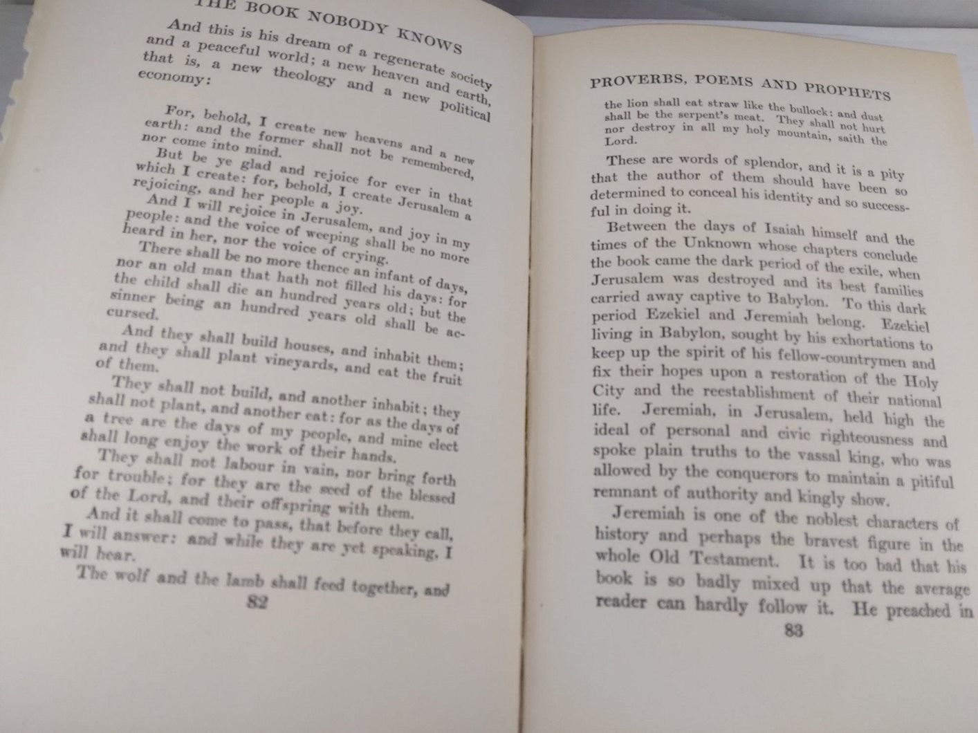 THE BOOK NOBODY KNOWS (1926) BRUCE BARTON