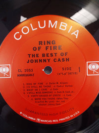 THE RING OF FIRE THE BEST OF JOHNNY CASH (1963) VINYL LP  CS 8853